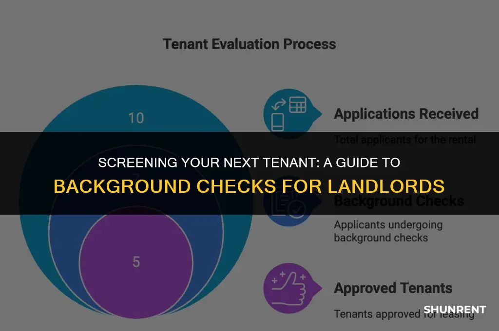 where to do background check for renter