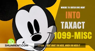 How to Report DVC Rental Income on TaxAct 1099-MISC