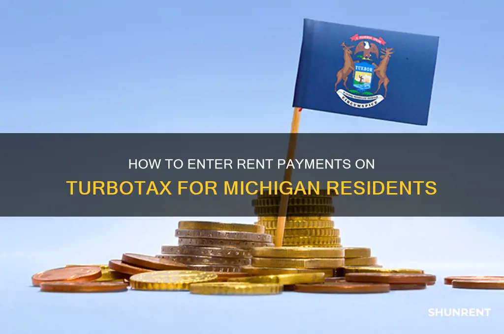 where to enter rent on turbotax for michigan