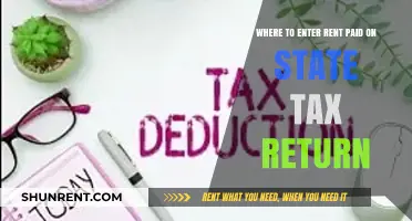 How to Claim Rent Payments on Your State Tax Return