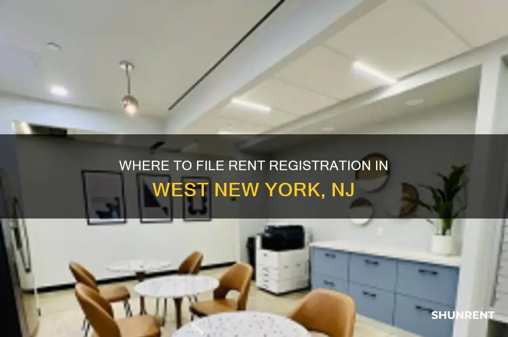 where to file rent registration in west new york nj