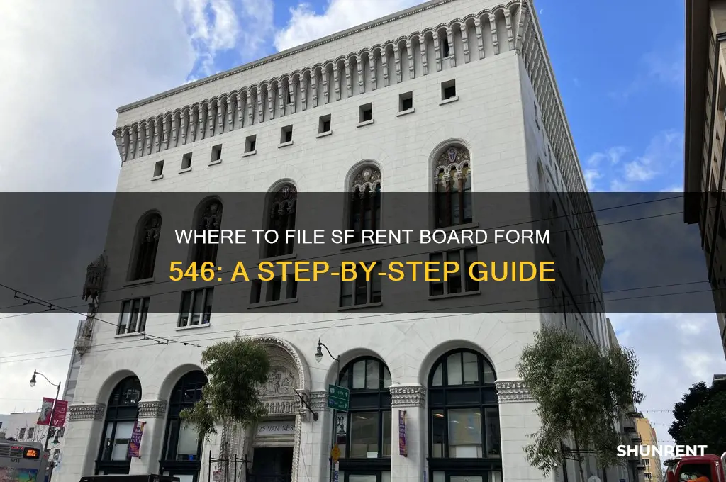 where to file sf rent board form 546