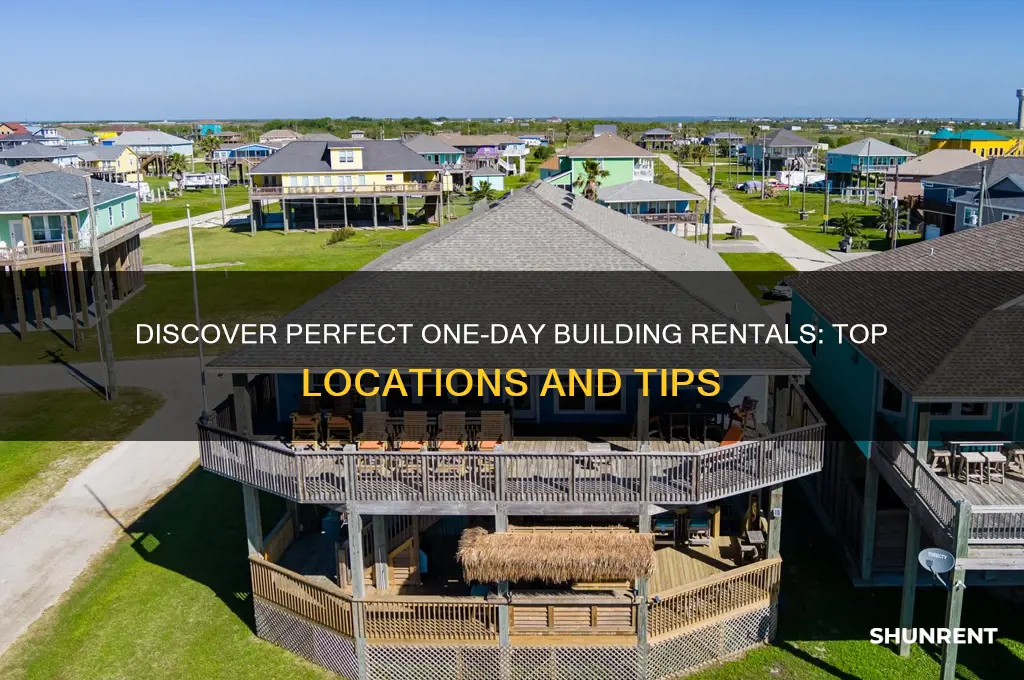 where to find a buildinbg to rent for 1 day