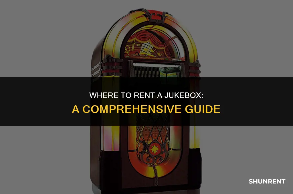 where to find a jukebox to rent