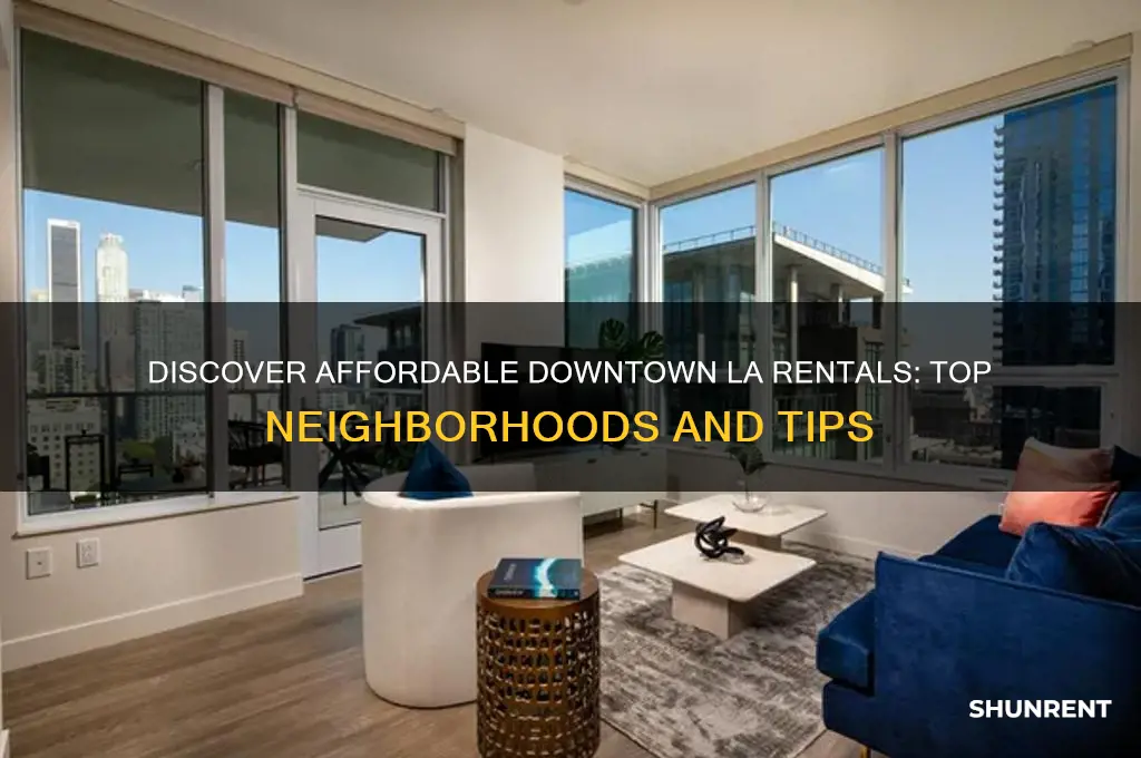 where to find good rent in downtown la