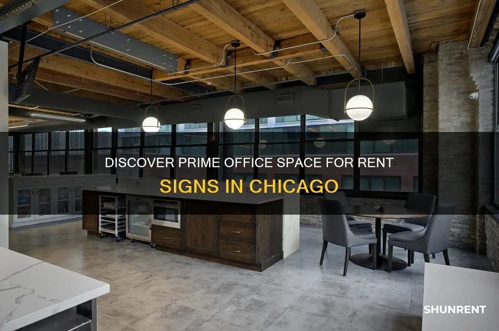where to find office space for rent signs in chicago