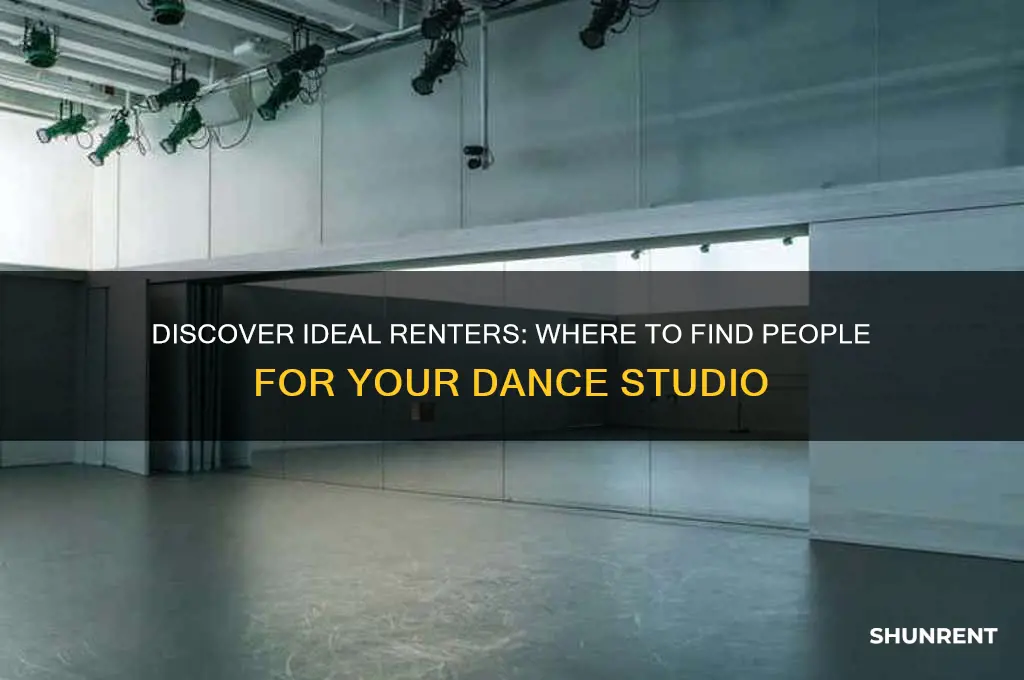 where to find people to rent my dance studio