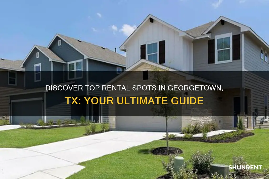 where to find place to rent georgetown tx