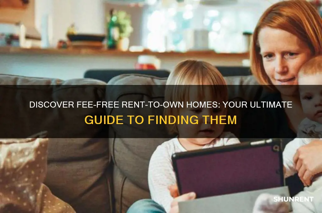 where to find rent to own without a fee