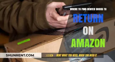 How to Locate and Return Rented Books on Amazon Easily