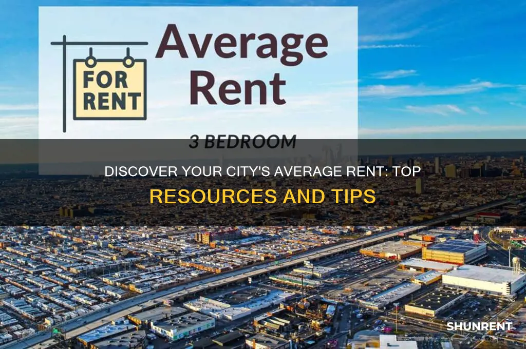 where to find the average rent of a city