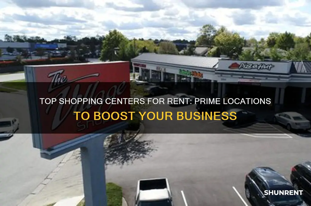 where to find the best shopping centers for rent