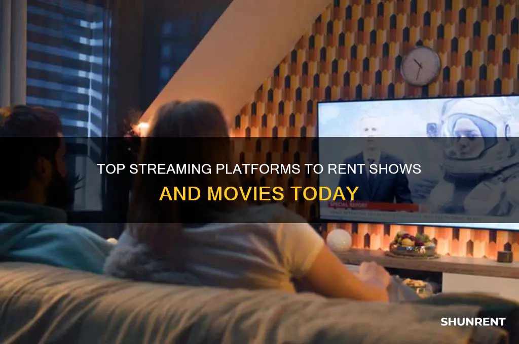 where to go to rent shows these days