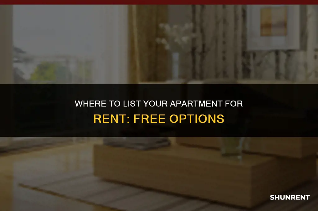 where to list apt for rent free