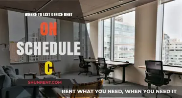 Office Rent on Schedule C: Where to List Your Expenses