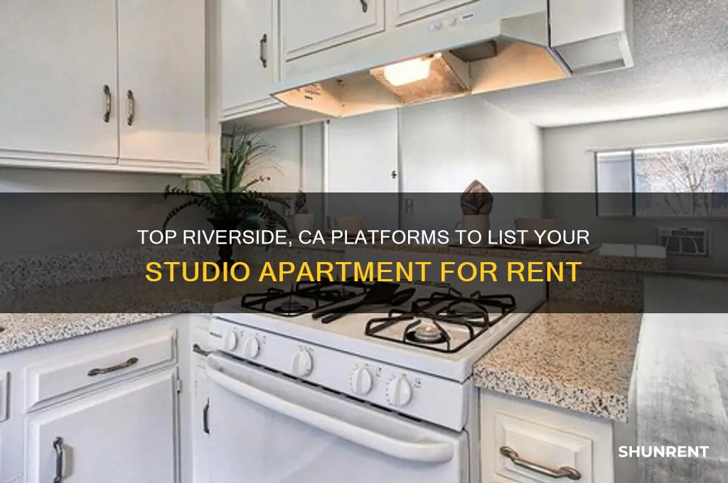 where to list studio apt for rent in riverside ca
