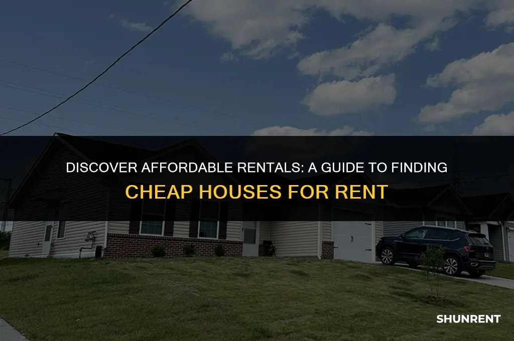 where to look for cheap housesvfor rent