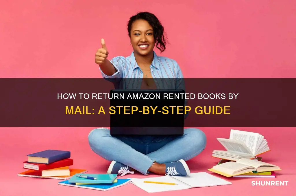where to mail back rented books from amazon