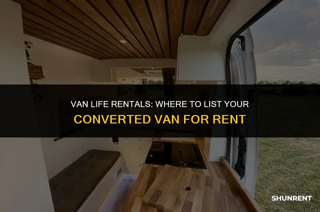 where to post converted van for rent
