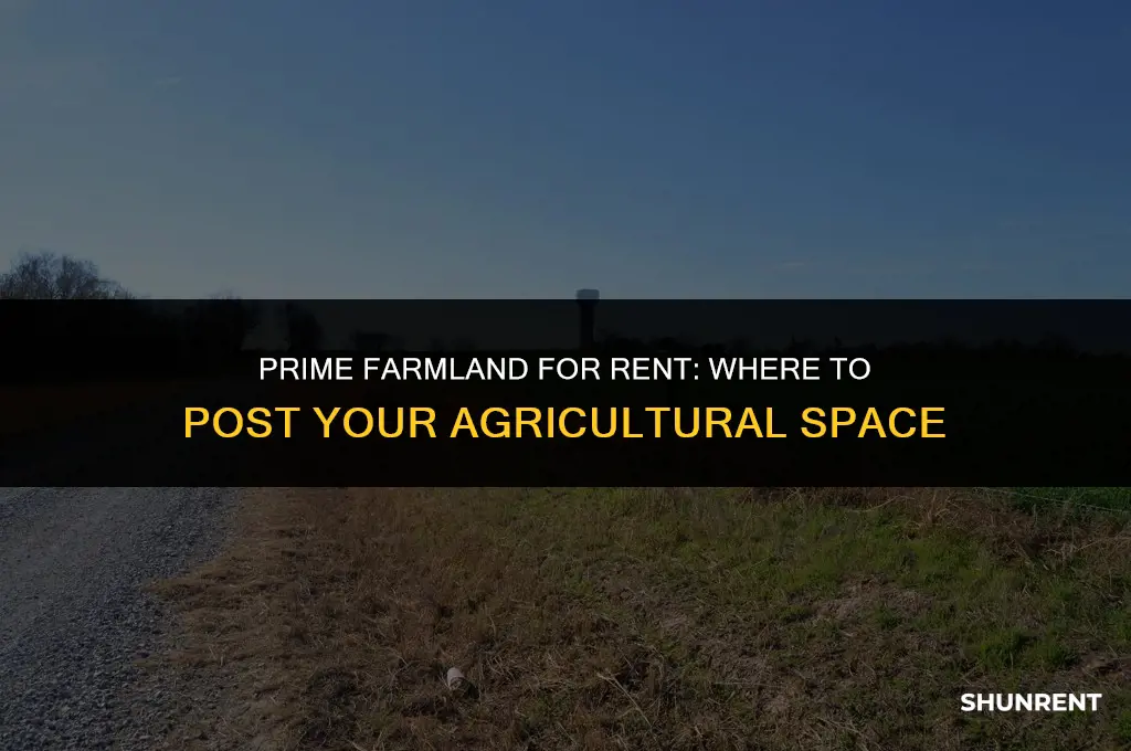 where to post farm land to rent