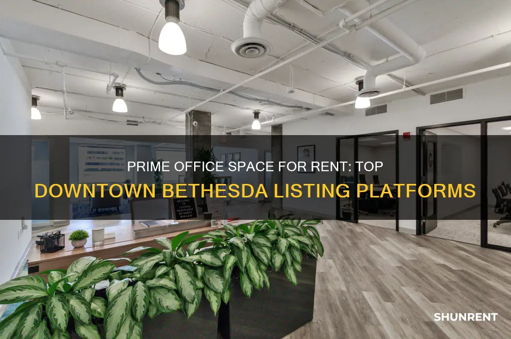 where to post office space for rent in downtown bethesda