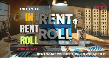 Strategic Placement of P&I in Rent Roll for Optimal Management