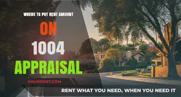 Rent Amount Placement Guide for 1004 Appraisal Forms: Expert Tips