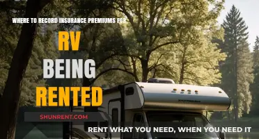 RV Rental Insurance Premiums: Where to Record and Track Payments