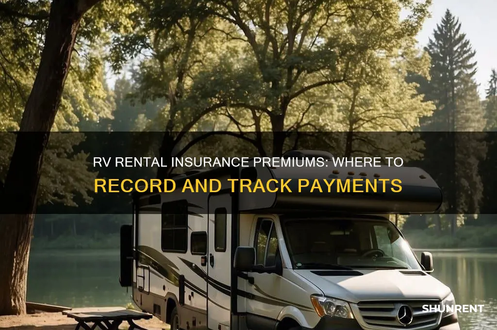 where to record insurance premiums for rv being rented