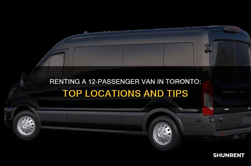 where to rent 12 passenger van in toronto