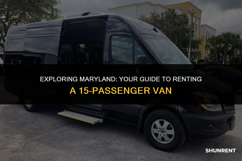 where to rent 15 passenger van maryland