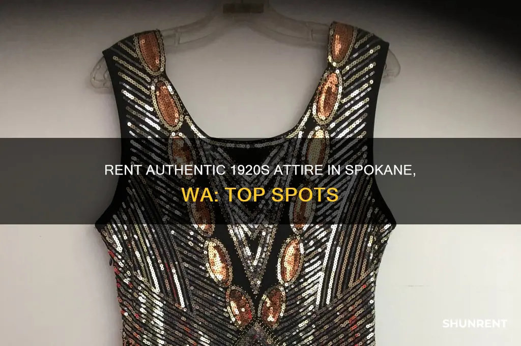 where to rent 1920s clothing in spokane wa