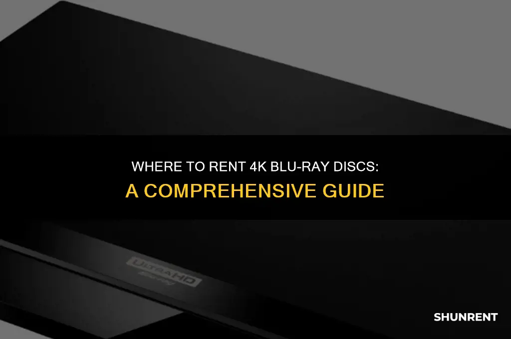 where to rent 4k blu ray discs