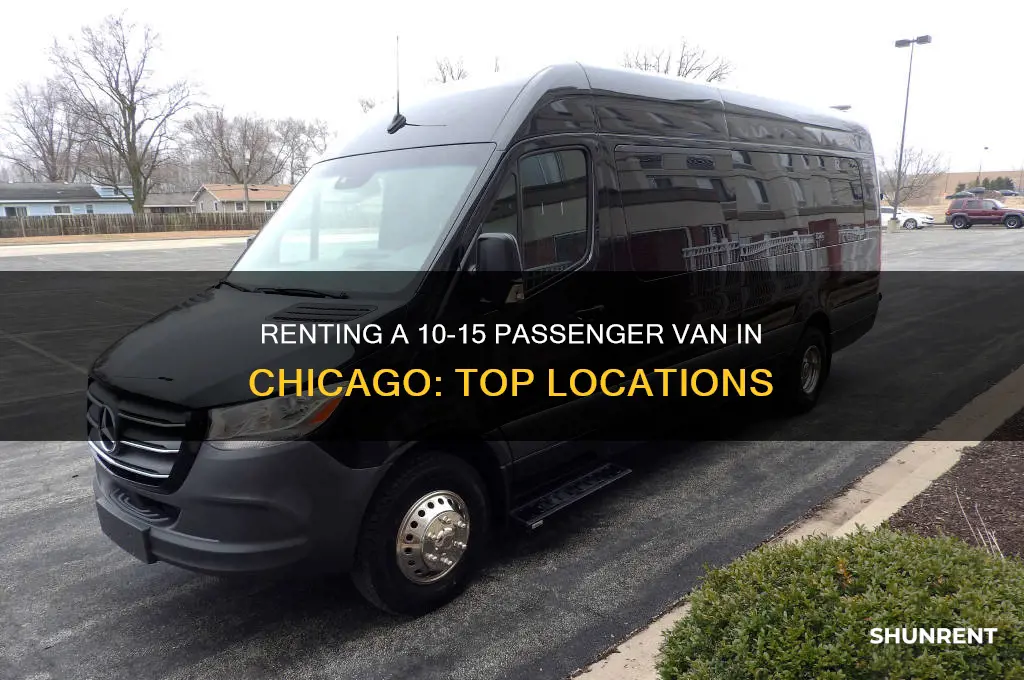 where to rent a 10 15 passenger van in chicago