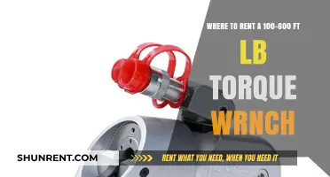 Top Rental Locations for 100-600 ft-lb Torque Wrenches