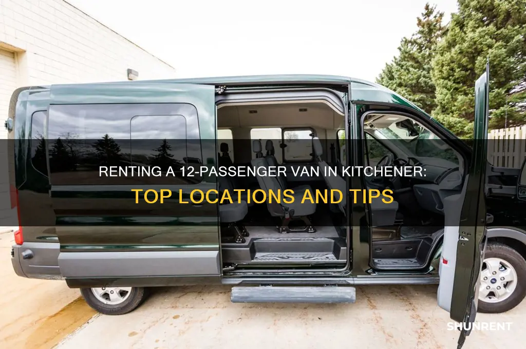 where to rent a 12 passenger van in kitchener