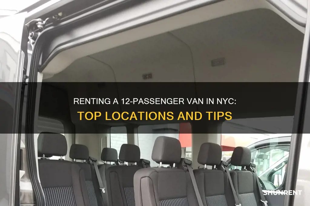 where to rent a 12 passenger van nyc