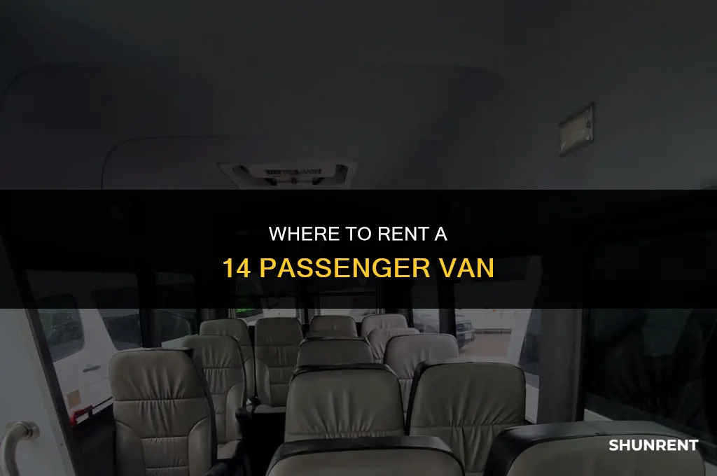 where to rent a 14 passenger van