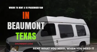 Renting a 15-Passenger Van in Beaumont, Texas: Top Locations