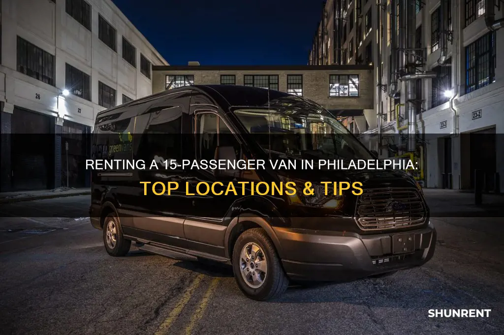 where to rent a 15 passenger van in philadelphia