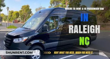 Raleigh NC: Top Spots to Rent a 15-Passenger Van