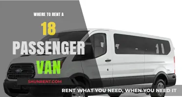 Where to Rent a 18 Passenger Van