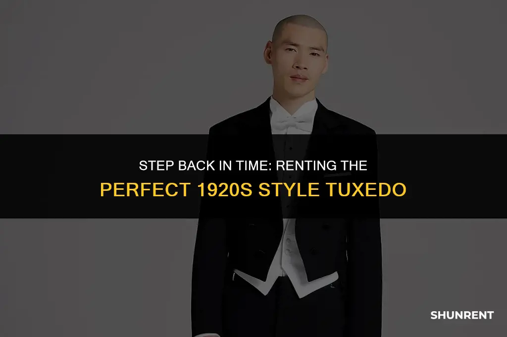 where to rent a 1920s style tuxedo