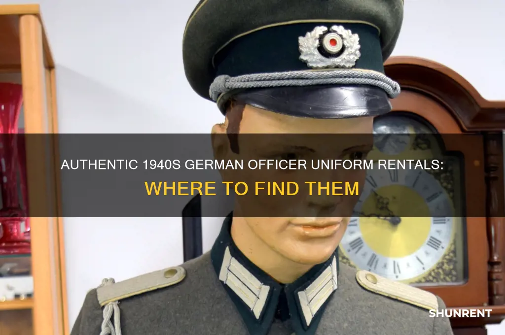 where to rent a 1940s german officers uniform