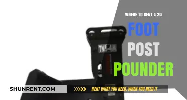 Renting a 20-Foot Post Pounder: Top Locations and Tips