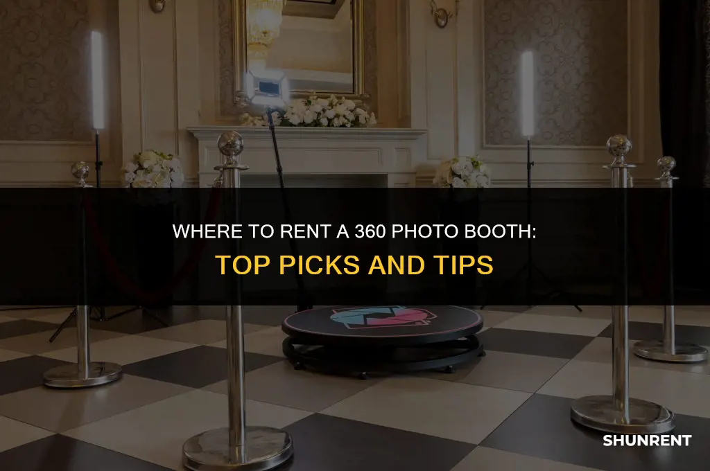 where to rent a 360 photo booth