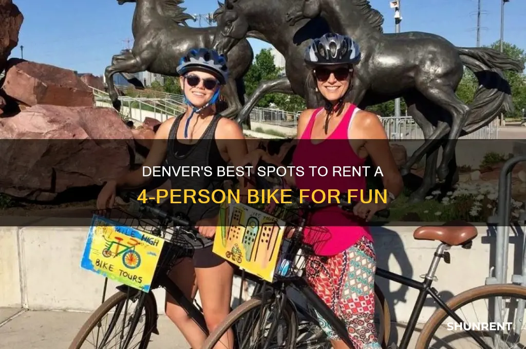 where to rent a 4 person bike in denver
