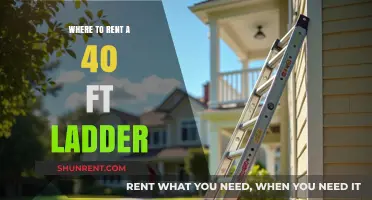 Where to Rent a 40 Ft Ladder