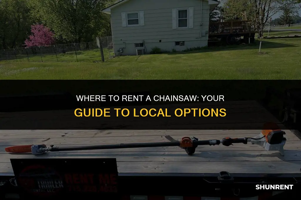 where to rent a 42 inch chainsaw