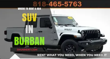 Best 4x4 SUV Rental Options in Burbank: Top Picks & Tips